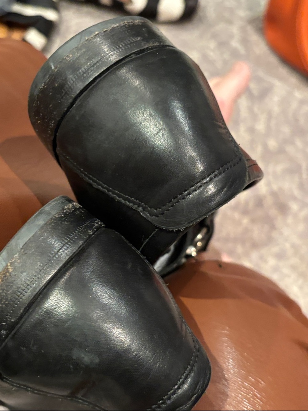 Salvatore Ferragamo Black Leather Metal Bit Loafers - Picture 14 of 14